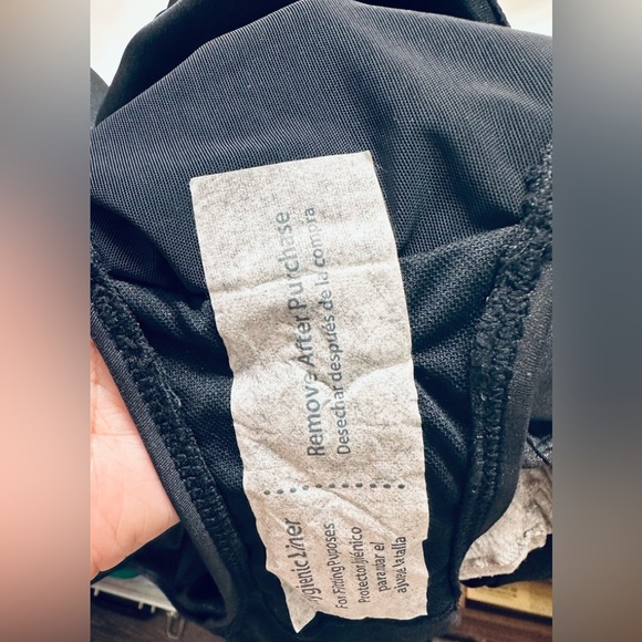 Serra Premium Ladies NWT Metallic Charcoal Black One Piece Swimsuit Large - Picture 5 of 5